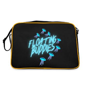 Amis nageurs Méduses Méduses Cadeau - Sac Retro - noir/or - Dos