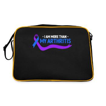 Je suis plus qu’une simple conscience de l’arthrite - Sac Retro - noir/or - Dos