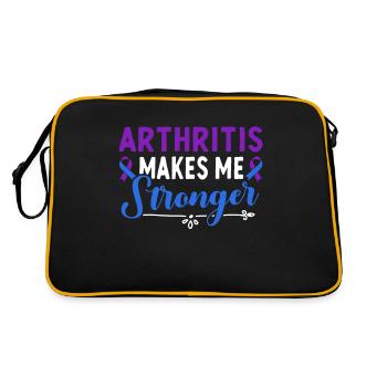 L’arthrite me rend plus conscient de - Sac Retro - noir/or - Dos