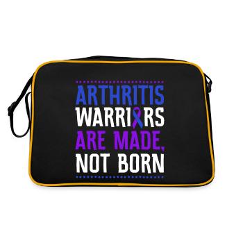 Les guerriers de l’arthrite sont faits, pas nés - Sac Retro - noir/or - Dos