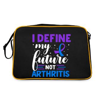 Je détermine mon avenir, pas ma conscience - Sac Retro - noir/or - Dos