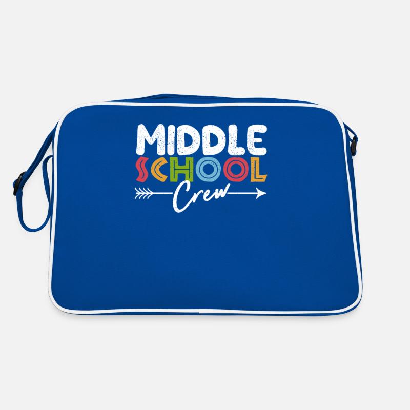 Middle School Crew Retro Funny Lehrer Student Retro Tasche