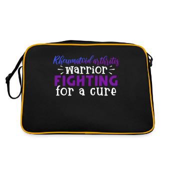 Un guerrier atteint de polyarthrite rhumatoïde se bat pour - Sac Retro - noir/or - Dos