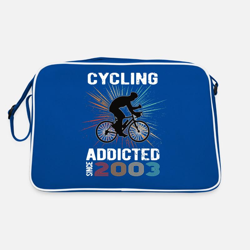 20 Anniversaire 2003 Vintage Retro Bicycle Cyclist Sac Retro