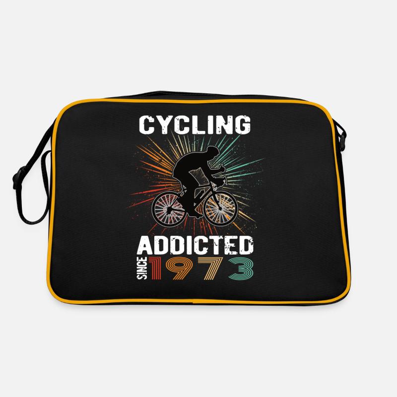 50 Birthday 1973 Vintage Retro Bicycle Cyclist Retro Bag
