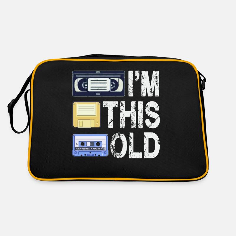Ich bin so alt Retro Tasche