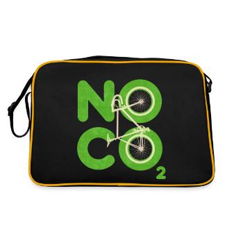 Pas de CO2 - Sac Retro - noir/or - Dos