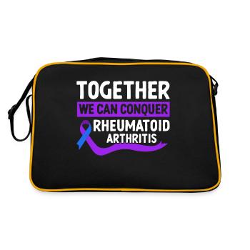 Ensemble, nous pouvons traiter la polyarthrite rhumatoïde - Sac Retro - noir/or - Dos