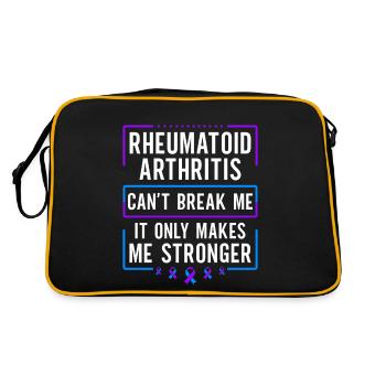 La polyarthrite rhumatoïde ne peut pas me briser - Sac Retro - noir/or - Dos