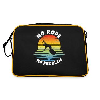 No Rope No Problem Wakesurfing Boot Lake Surfboard - Retro Bag - black/gold - Back