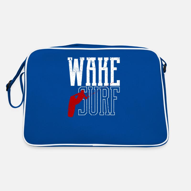 Wake Surf Wakesurfing Boat Lake Board Surfboard Retro Bag