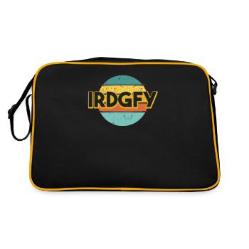 IRDGFY I Ride Goofy Wakesurf Snowboard Wakeboard - Retro Bag - black/gold - Back