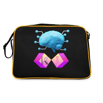 Artificial Intelligence Design - Retro Bag - black/gold - Back