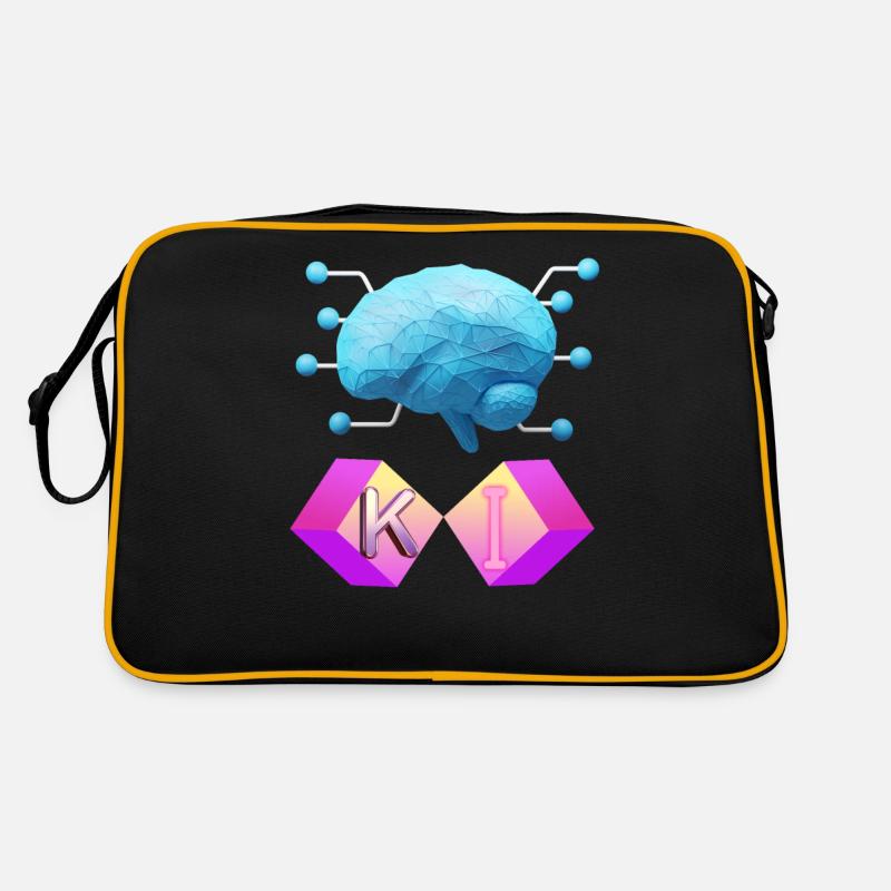 Artificial Intelligence Design Retro Bag