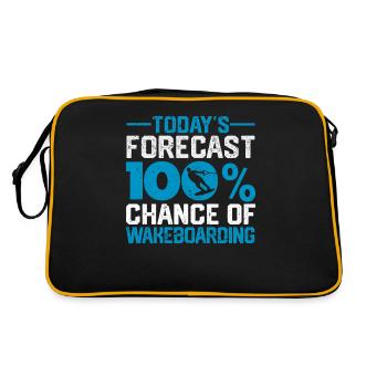 Today's prediction: 100% chance of wakeboarding - Retro Bag - black/gold - Back