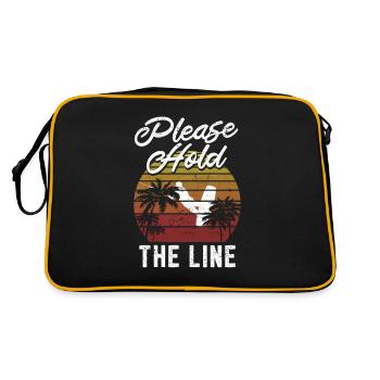 S’il vous plaît garder la ligne wake boat surfing rope - Sac Retro - noir/or - Dos