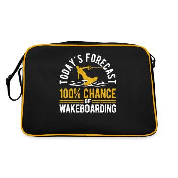 Today's prediction: 100% chance of wakeboarding - Retro Bag - black/gold - Back