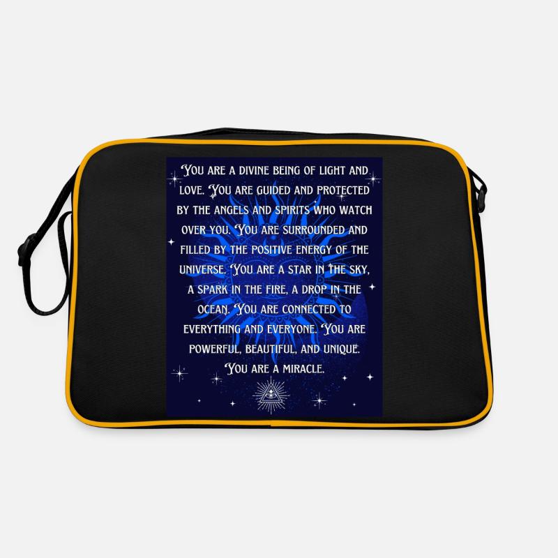 Astrologie Spruch Englisch Retro Tasche