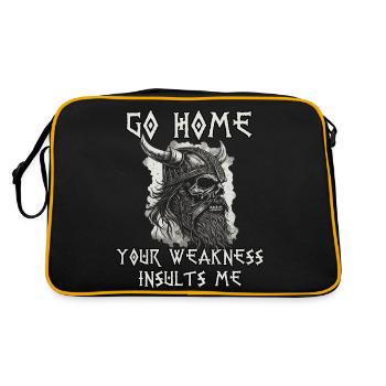 Tenue d’entraînement Viking Nordmann Bodybuilding - Sac Retro - noir/or - Dos