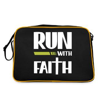 Courir avec Faith Christian Runner Faith - Sac Retro - noir/or - Dos