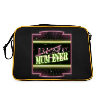 birthday present christmas present - Retro Bag - black/gold - Back
