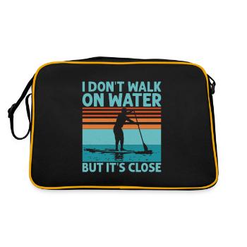 Je ne marche pas sur l’eau mais c’est proche Stand Up Padd - Sac Retro - noir/or - Dos