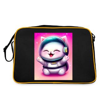 ASTRONOUT - Retro Bag - black/gold - Back