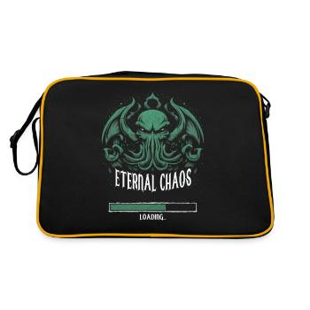 Cthulhu Chaos Loading, Cosmic Horror Cthulhu - Retro Bag - black/gold - Back