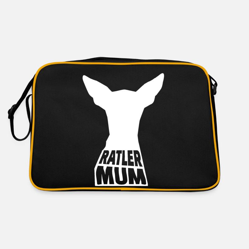 Ratler MUM - Retro Tasche - Schwarz/Gold