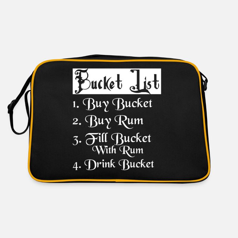 Liste des seaux 1. Acheter un seau 2. Acheter du rhum Boisson alcoolisée Sac Retro