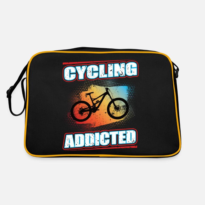 Roue de vélo VTT VTT accro au cyclisme Sac Retro