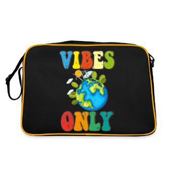 Vibes Only - Retro Bag - black/gold - Back