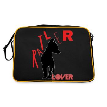 Ratler lover - Retro Bag - black/gold - Back