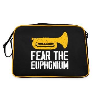 Fear the Euphonium - Retro Bag - black/gold - Back