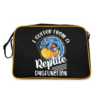 Je souffre d’un dysfonctionnement de reptile Lizard Lover R - Sac Retro - noir/or - Dos