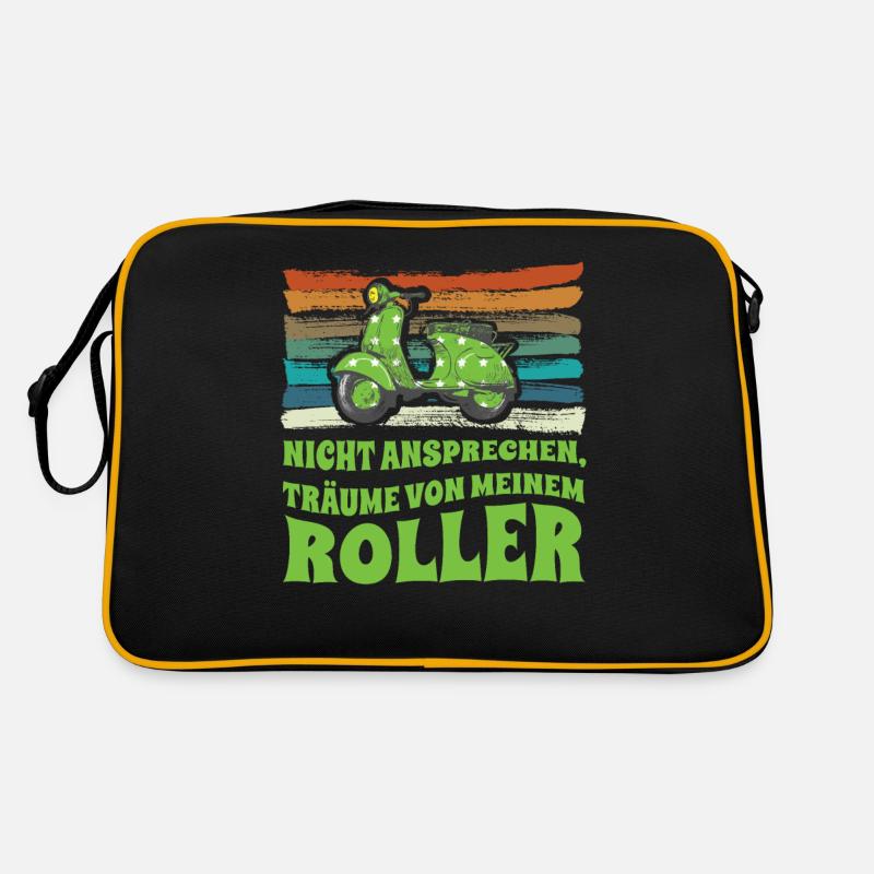 Nicht ansprechen Träume von Roller Scooter Retro Tasche