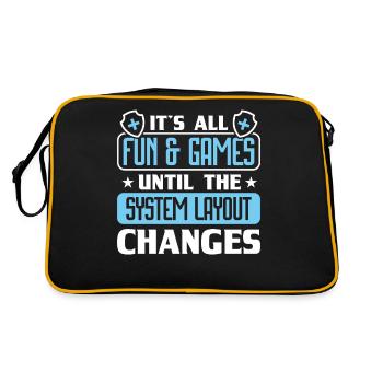 Insurance Salesman Insurance Agent - Retro Bag - black/gold - Back