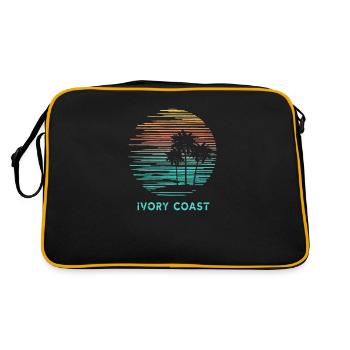 Côte d’Ivoire Côte d’Ivoire Côte divoire Afrique Cool Souvenir - Sac Retro - noir/or - Dos