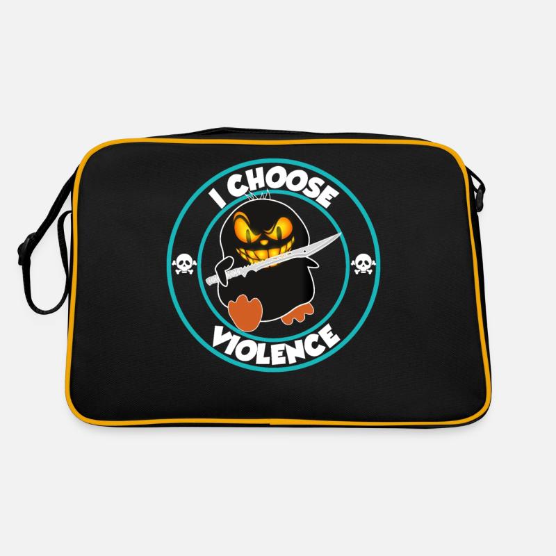 Je choisis la violence - drôle de canard avec épée Sac Retro
