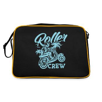 Scooter Crew Scooter Scooter Idée cadeau - Sac Retro - noir/or - Dos