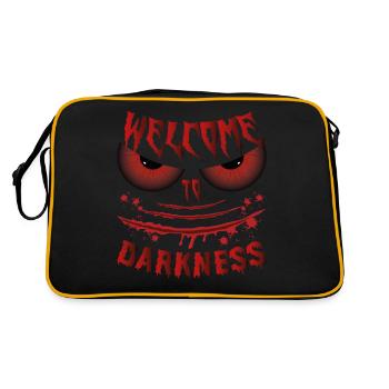 Gothique - Bienvenue dans les ténèbres - Gothique - Sac Retro - noir/or - Dos
