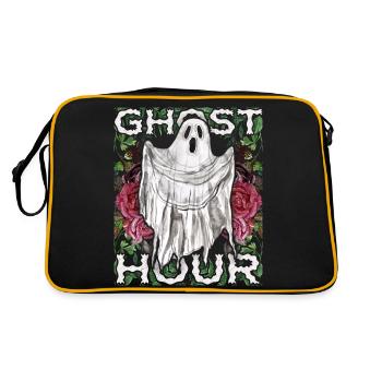 Uncanny Ghost, Ghost, Gothic Ghost Hour - Sac Retro - noir/or - Dos