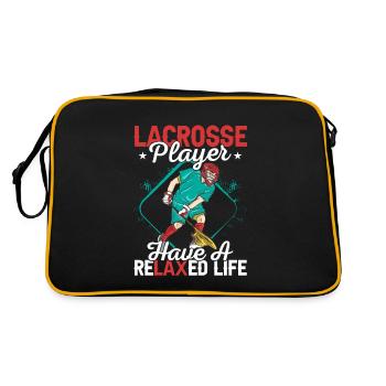 Les joueurs de crosse ont une vie détendue Équipe de style de vie - Sac Retro - noir/or - Dos