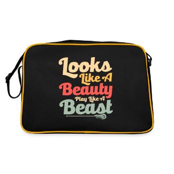 On dirait une belle joue comme une bête - Sac Retro - noir/or - Dos