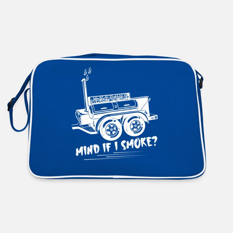 Mind If I Smoke? Grilling BBQ Smoker Retro Tasche