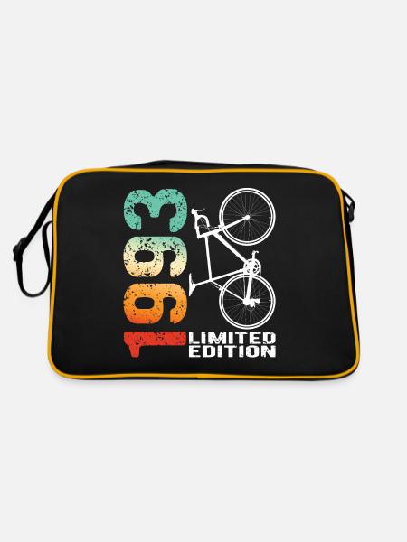 30 Anniversaire 1993 Vintage Retro Cycliste Cycliste - Sac Retro - noir/or - Dos