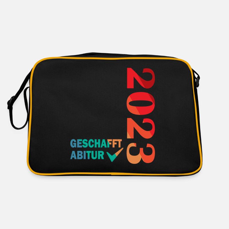 Passed Abitur Abi 2023 exam vintage level Retro Bag