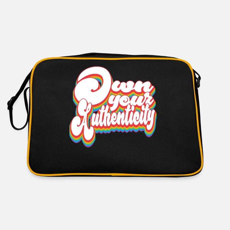 Own Your Authenticity - Pride Month LGBTQ Retro Bag