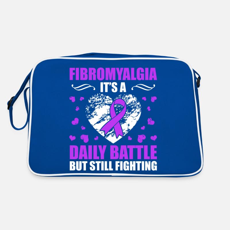 Fibromyalgie Es Ist Ein Täglicher Kampf, Aber Ich Retro Tasche