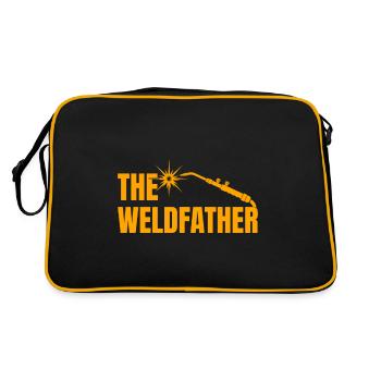 L’idée cadeau Weldfather Stuff Welders - Sac Retro - noir/or - Dos